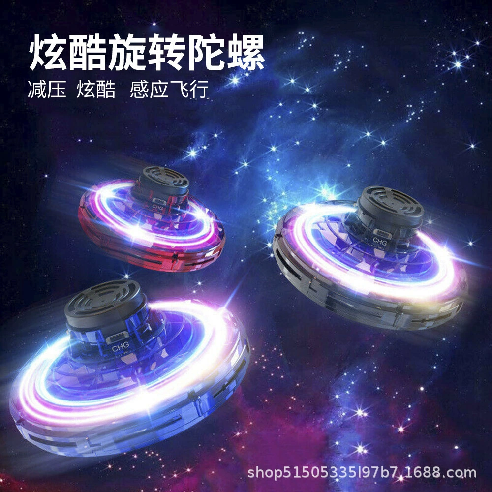 Rc Helicopter Gyro - ของเล่นเฮลิคอปเตอร์หมุนได้ ฟลายอิ้ง ฟลายออร์บ โฮเวอร์บอล มินิโดรน พร้อมไฟ