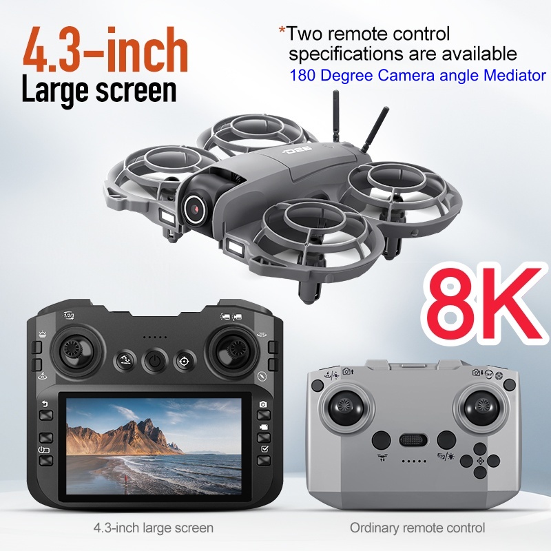 Rc Helicopter Electric - โดรนบังคับวิทยุจอใหญ่ พร้อมกล้อง 8K HD โดรนบังคับด้วยระบบ Optical