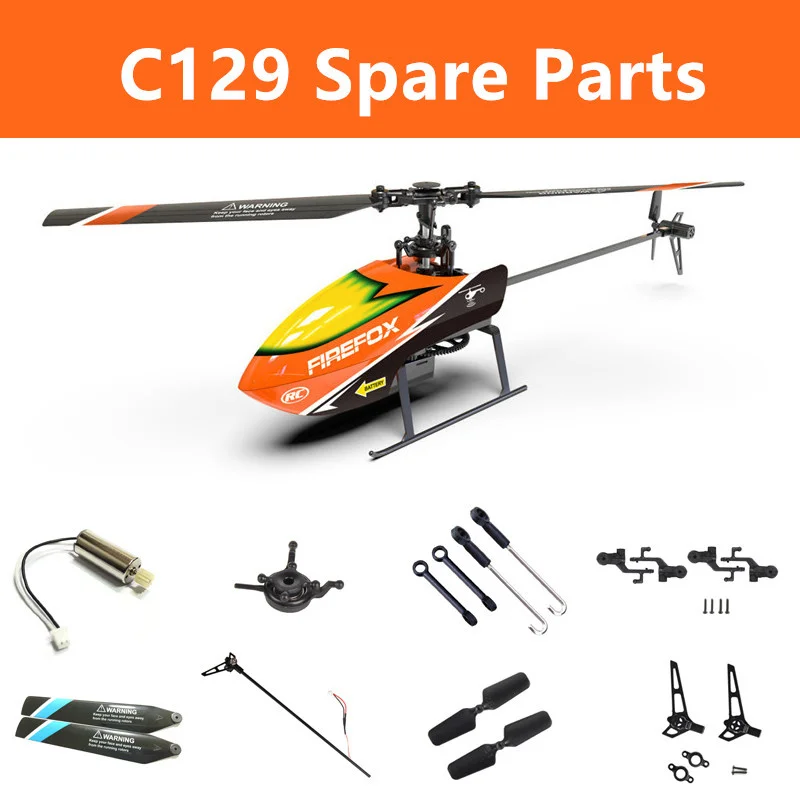 Rc Helicopter Coaxial - รายการอะไหล่สำหรับ FIREFOX C129 4CH RC เฮลิคอปเตอร์
