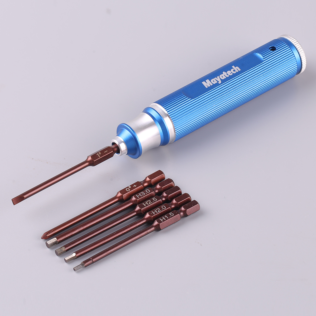 Rc Helicopter Tool Kit - ชุดเครื่องมือไขควงหกเหลี่ยมแม่เหล็ก Mayatech สำหรับเฮลิคอปเตอร์บังคับวิทยุ, เครื่องมือซ่อมโมเดลเครื่องบิน, ประแจเฮลิคอปเตอร์, 6