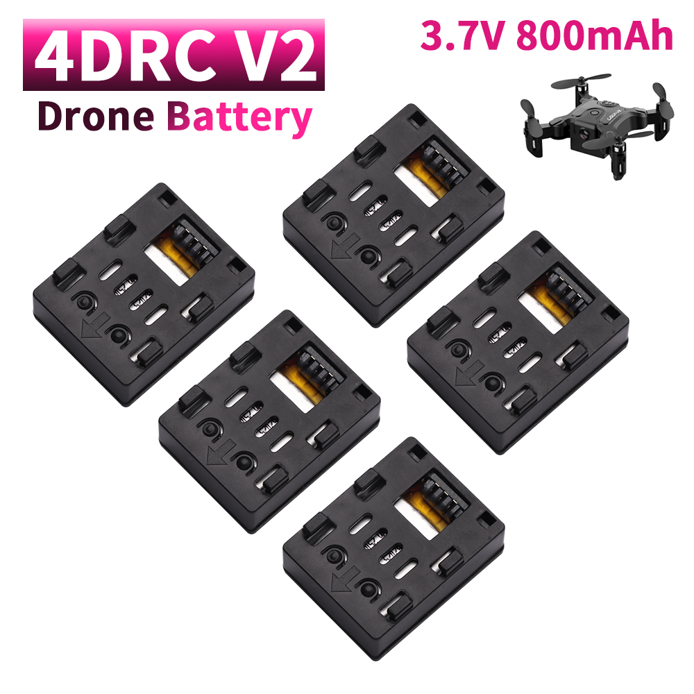 Rc Helicopter Mini - Original 3.7V 4D-V2 RC Drone แบตเตอรี่สําหรับ