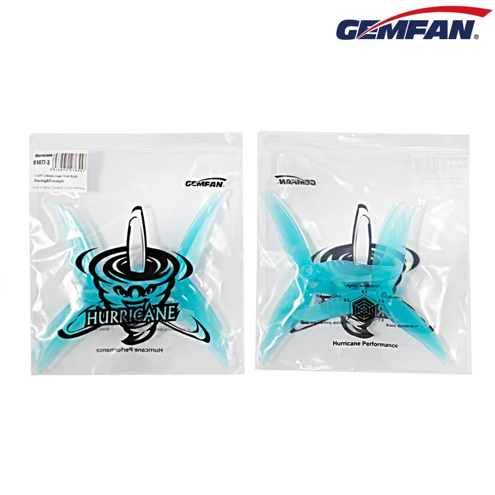Rc Helicopter Blade - ใบพัด Gemfan JB Hurricane 51477 แบบ