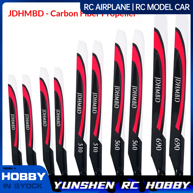 Rc Helicopter Parts - ใบพัดหลักเฮลิคอปเตอร์ Jdhmbd Rc ขนาด 360/380/420/510/560/690 มม.