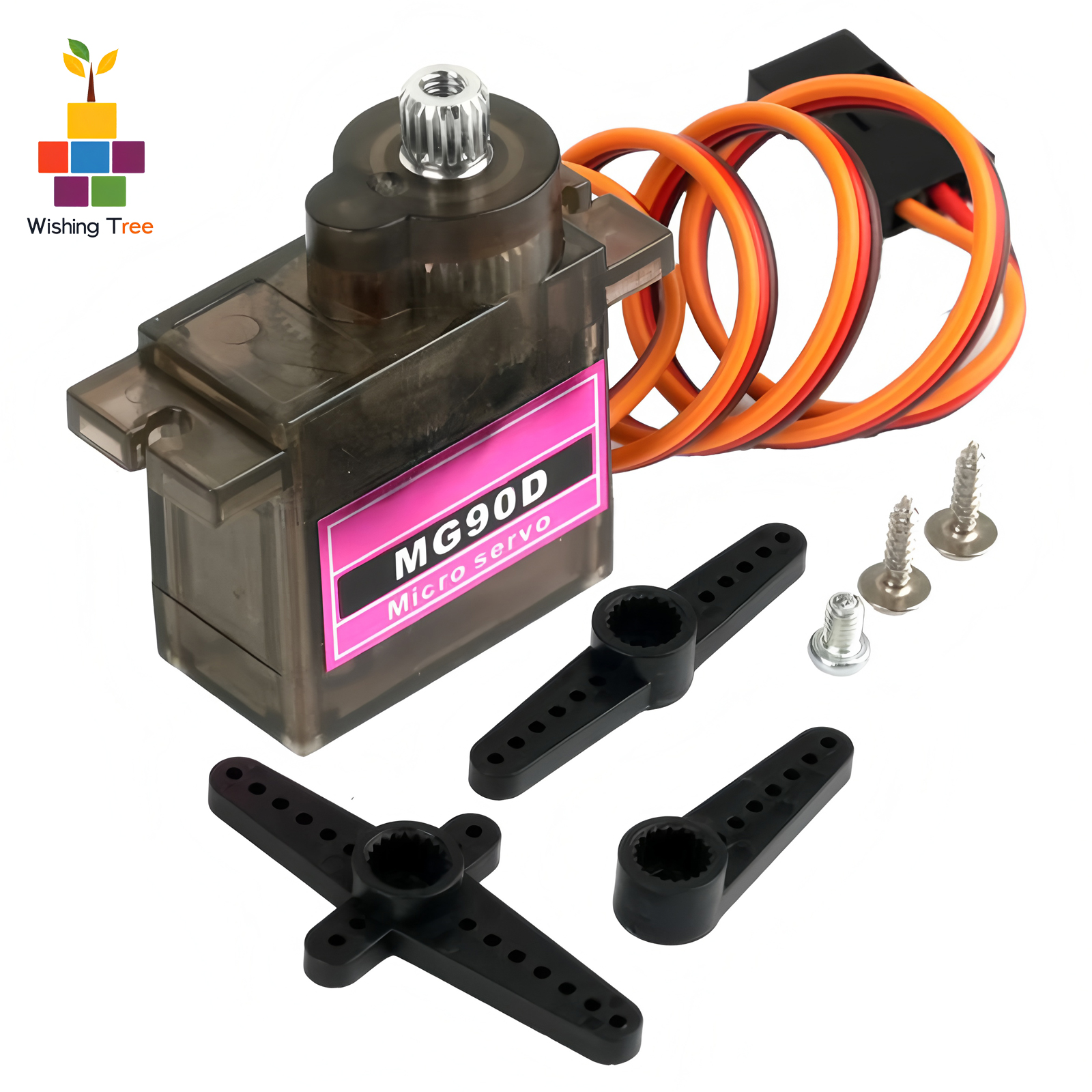 Rc Helicopter Servo - MG90D 9g ไมโครเซอร์โวแรงบิดสูง 2.0 กก.ซม. เกียร์โลหะ