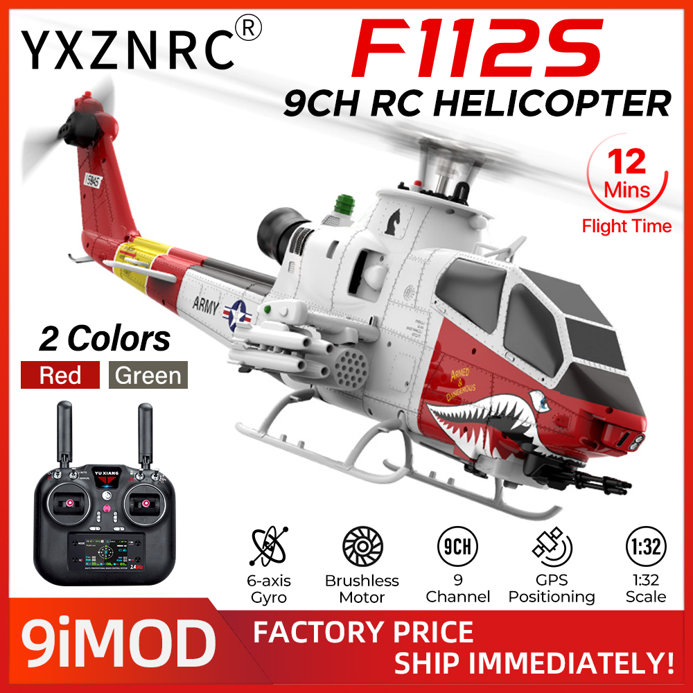 Rc Helicopter Gyro - เฮลิคอปเตอร์บังคับวิทยุ YUXIANG รุ่น F112S 9CH ขนาด