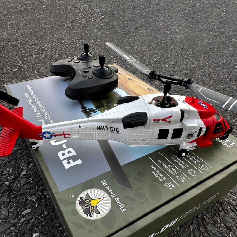 Rc Helicopter Large - เฮลิคอปเตอร์บังคับวิทยุ FB-06 Black Hawk รุ่นจำลอง Bell