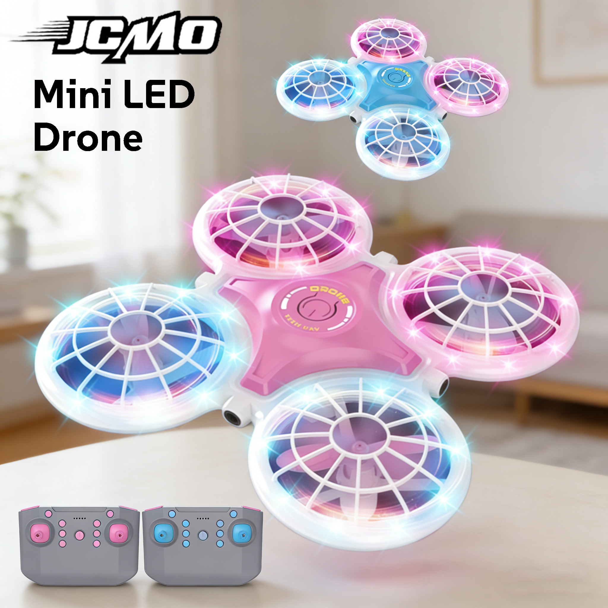 Rc Helicopter Case - RC มินิโดรน 4CH ระบบหลบหลีกสิ่งกีดขวางด้วยการเหนี่ยวนำ ไฟ LED