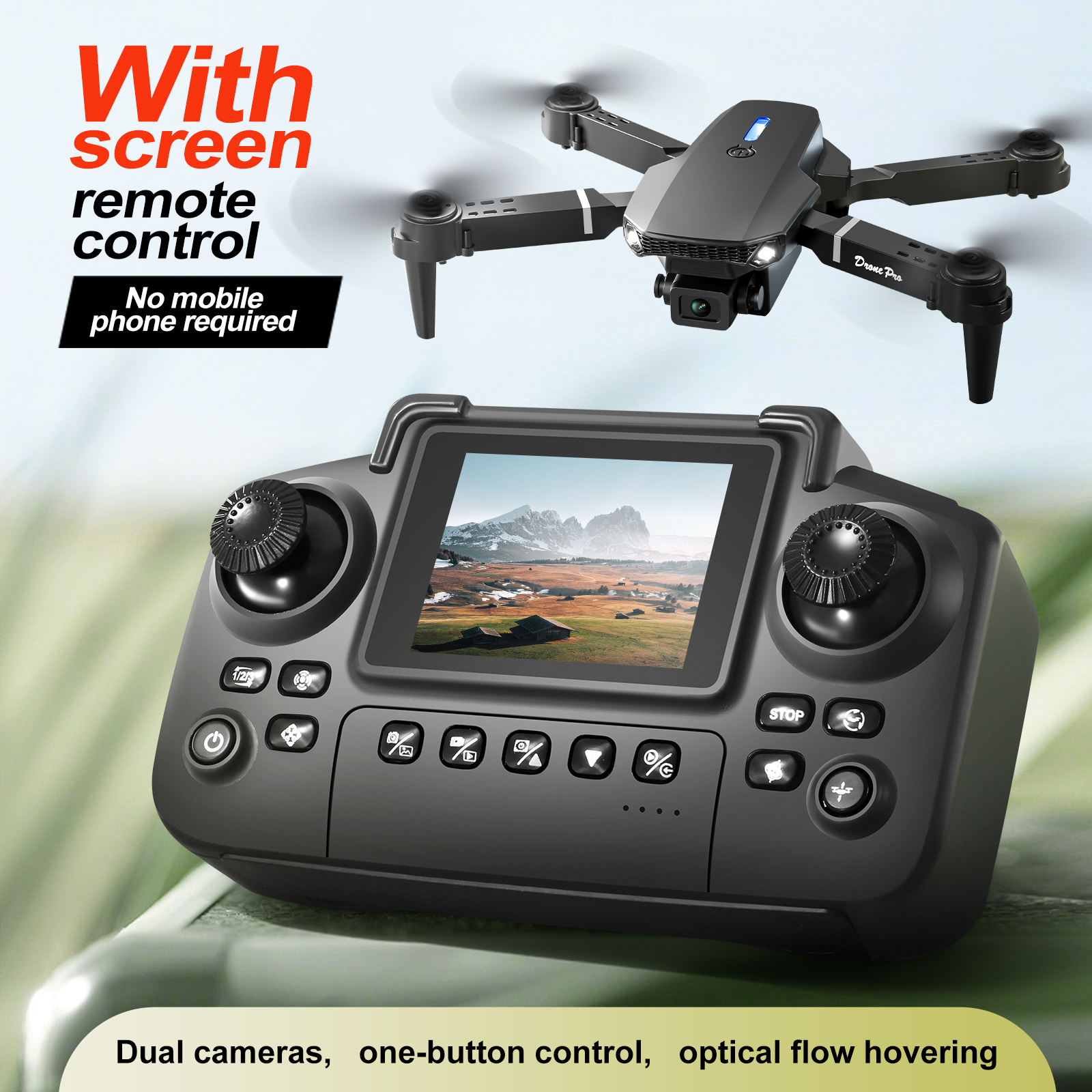 Rc Helicopter Case - 2025 ใหม่ E88 E99 อัพเกรด Drone