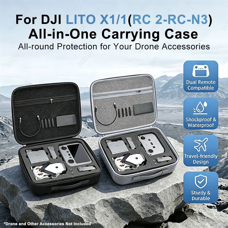 Rc Helicopter Bag - กระเป๋าเก็บของสำหรับ DJI LITO 1/X1 กล่องป้องกันการกระแทก RC