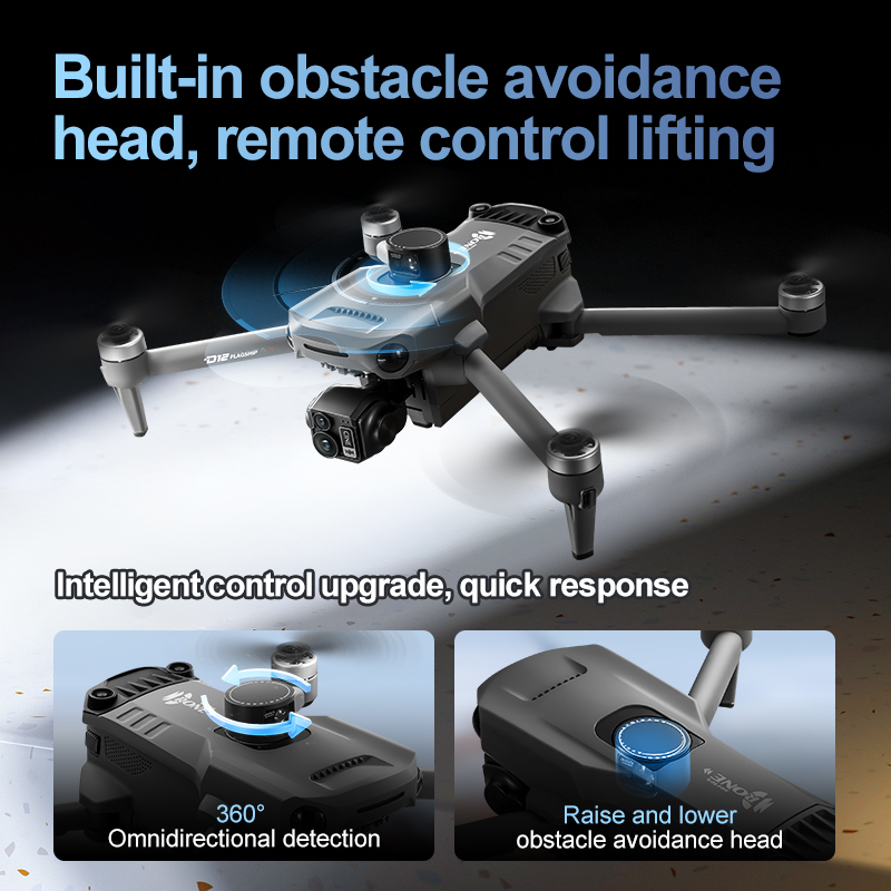 โดรนควอดคอปเตอร์ 8K 3 แกนกันสั - Rc Helicopter Electric บทวิจารณ์และราคา