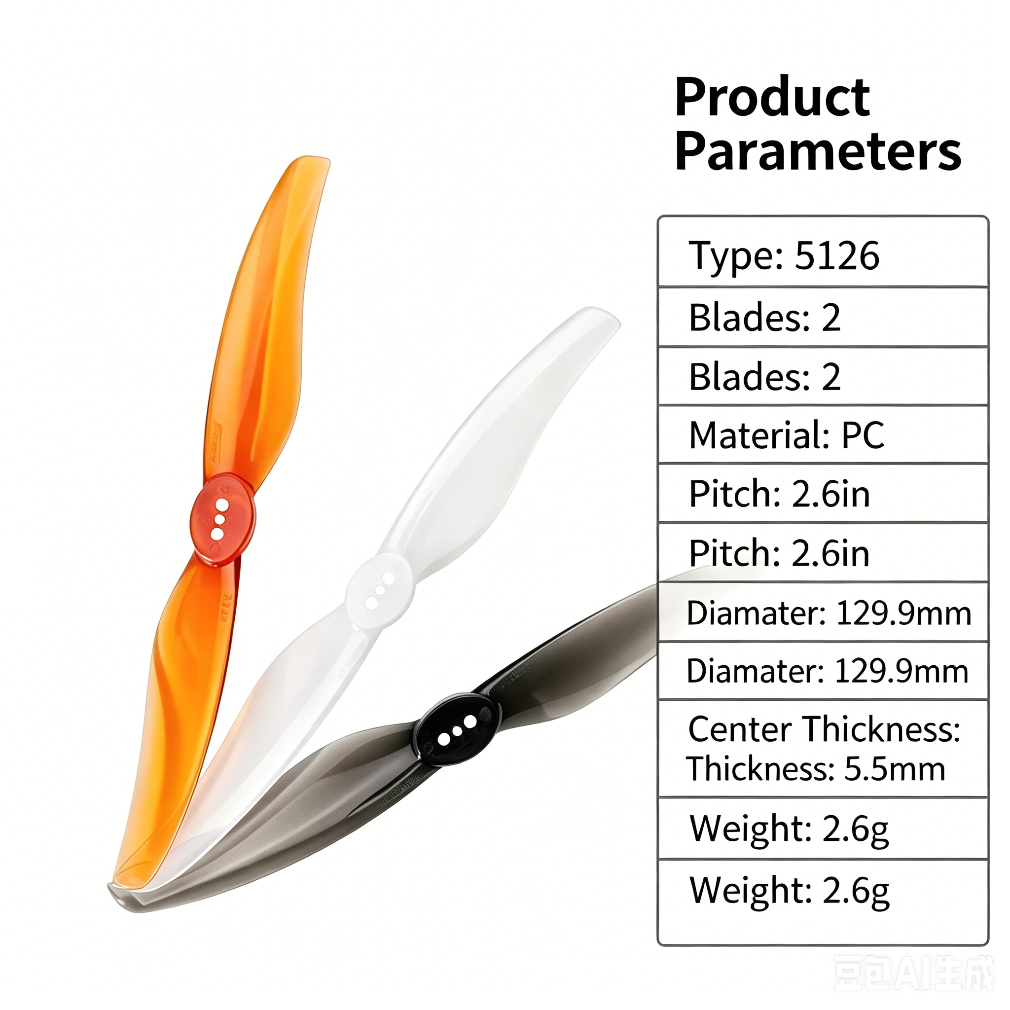 ใหม่ 6-16 คู่/12-32 ชิ้นเจมแฟน - Rc Helicopter Blade บทวิจารณ์และราคา