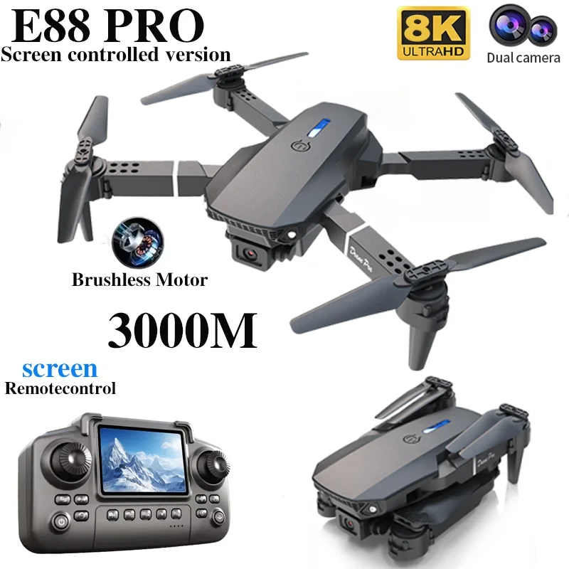 Professional E88 PRO Drone หน้ - Rc Helicopter Electric บทวิจารณ์และราคา