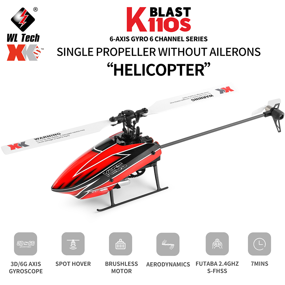 Wltoys XK โดรน K110S 3D 6CH 6G - Rc Helicopter Blade บทวิจารณ์และราคา