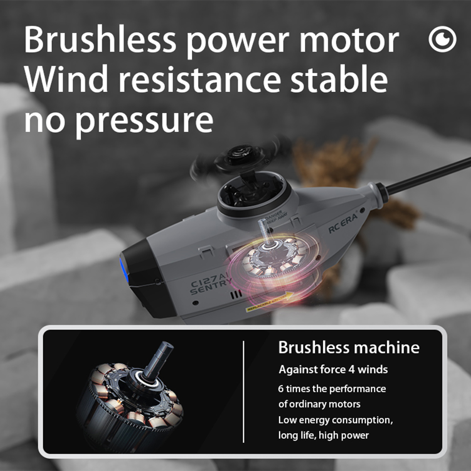 RC ERA C127 AI Sentry Mini Bru - Rc Helicopter Single Rotor บทวิจารณ์และราคา