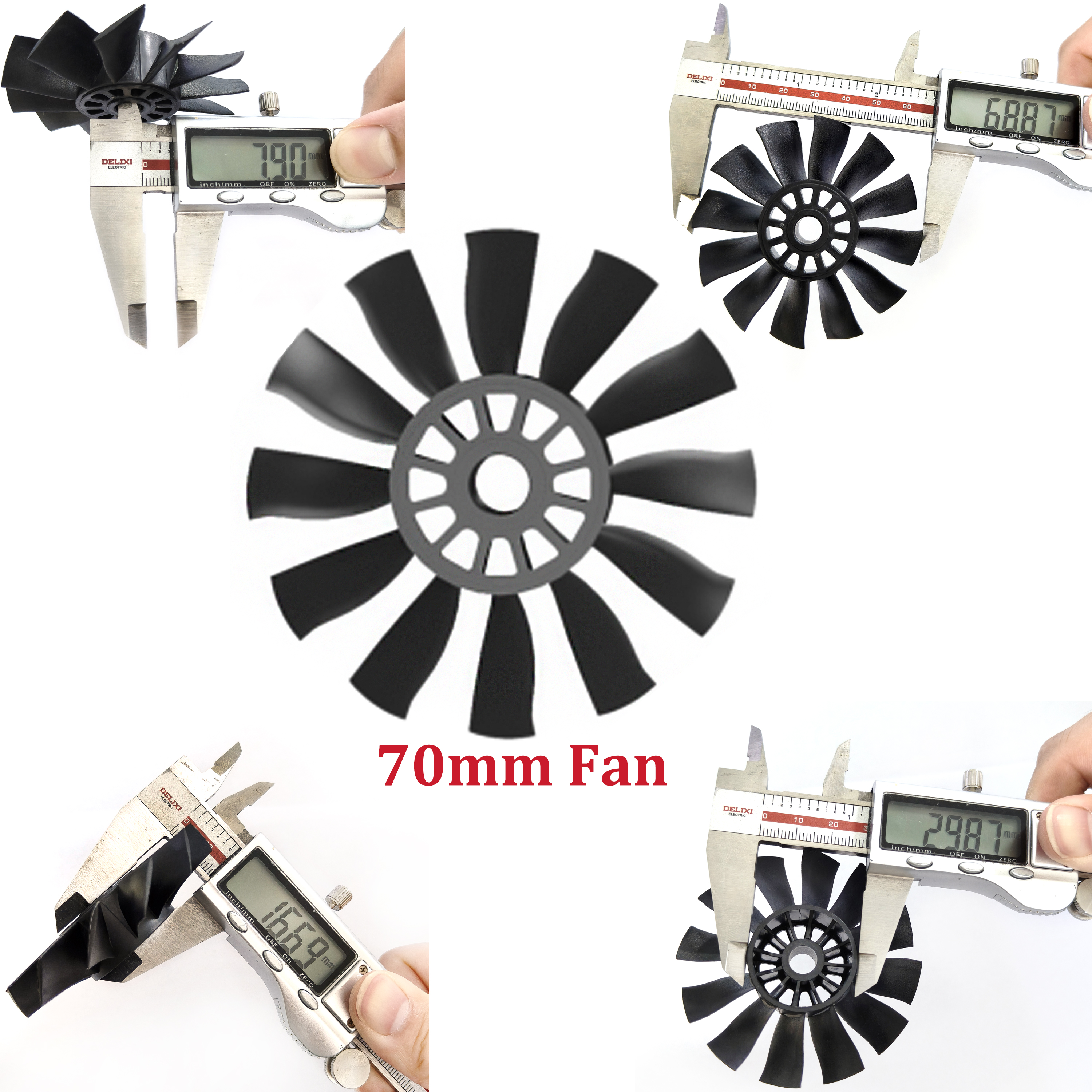 ใบพัด QX-MOTOR 12 ใบพัด แบบหมุ - Rc Helicopter Blade บทวิจารณ์และราคา