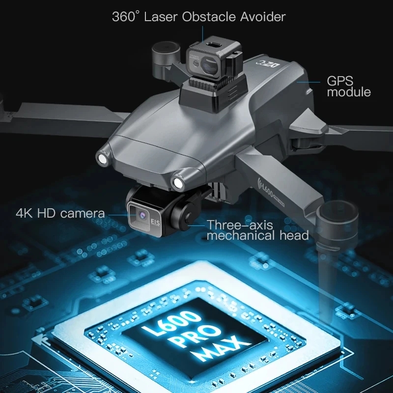 L600 PRO MAX GPS Drone Profess - Rc Helicopter Case บทวิจารณ์และราคา