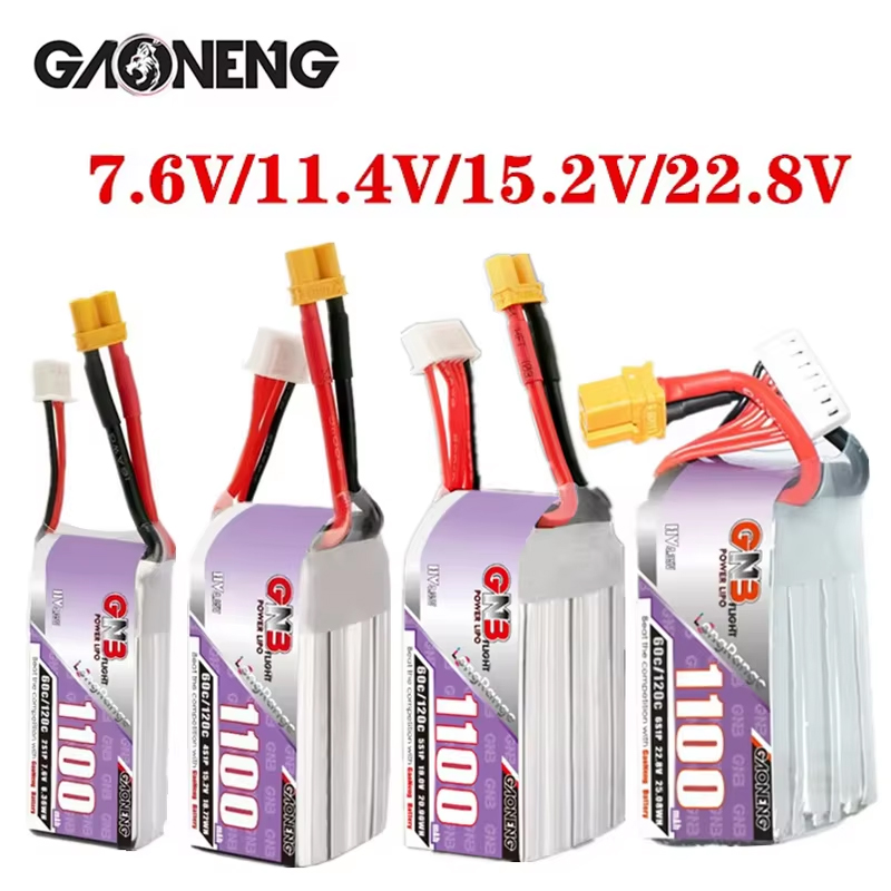 GNB 1100mAh 2S 3S 4S 6S 60C/12 - Rc Helicopter Parts บทวิจารณ์และราคา
