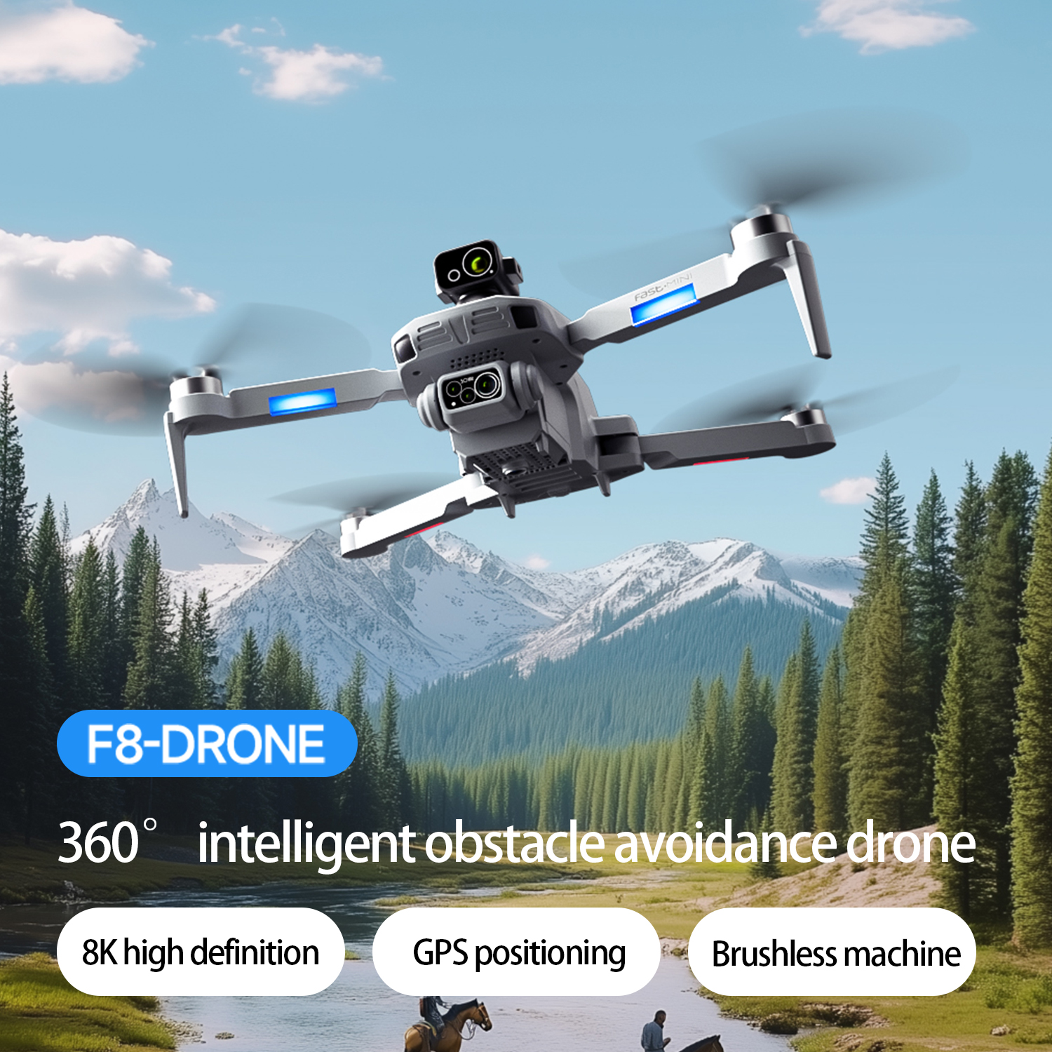โดรน F8 MAX GPS ระดับมืออาชีพ  - Rc Helicopter Case บทวิจารณ์และราคา