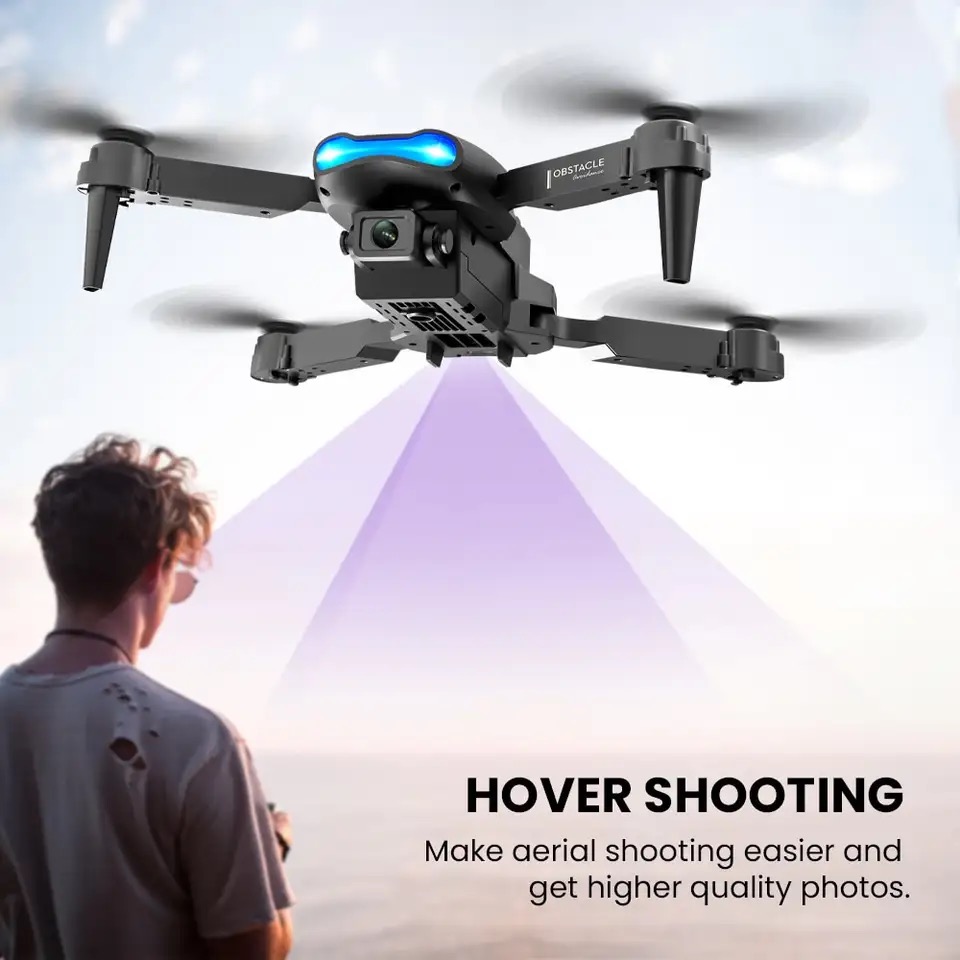 ใหม่ Mini Drone E99 4K WIFI HD - Rc Helicopter Gas บทวิจารณ์และราคา