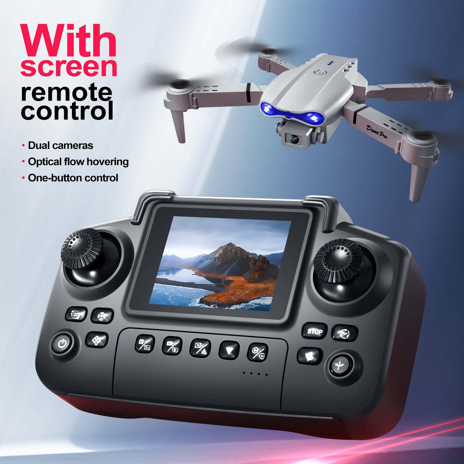 2025 ใหม่ E88 E99 อัพเกรด Dron - Rc Helicopter Case บทวิจารณ์และราคา