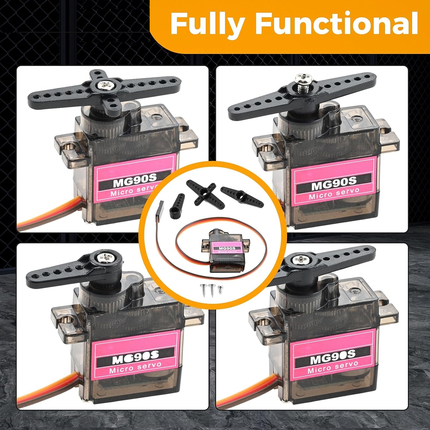 มอเตอร์เซอร์โวโลหะขนาดเล็ก 4 ช - Rc Helicopter Mini บทวิจารณ์และราคา