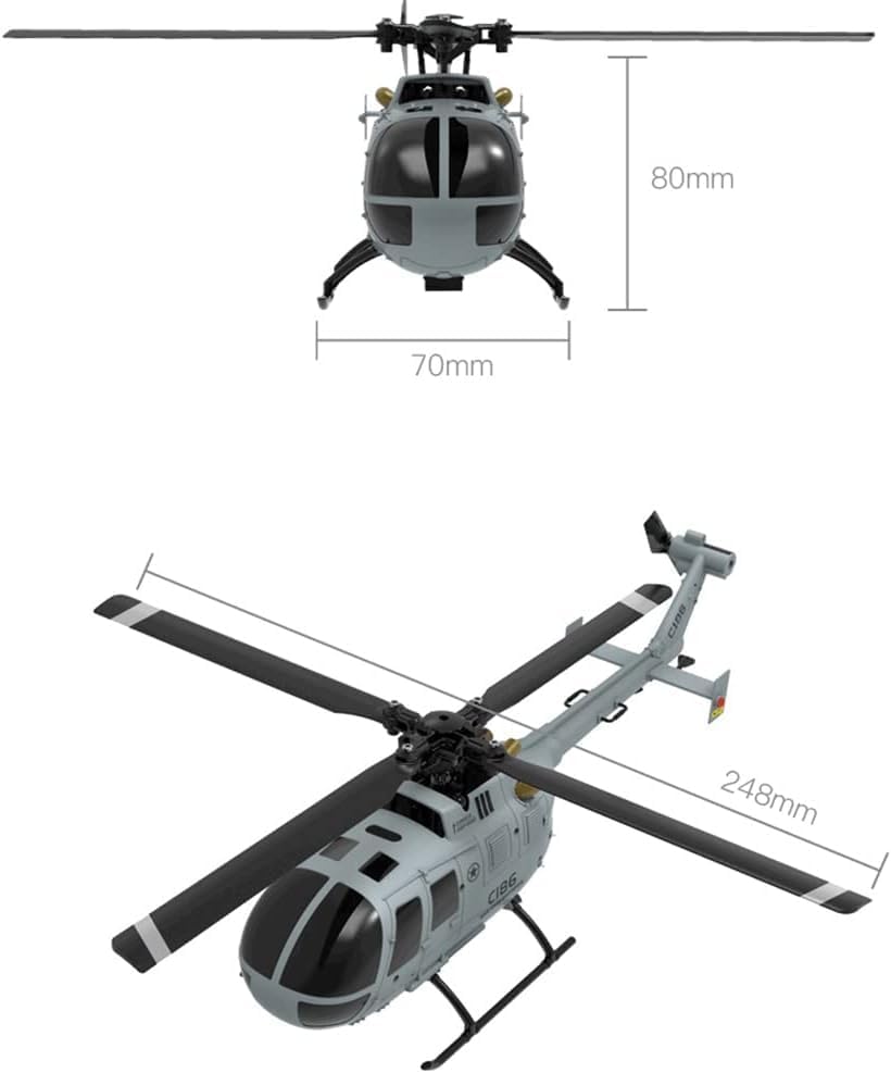 เฮลิคอปเตอร์บังคับวิทยุ C186 ส - Rc Helicopter Single Rotor บทวิจารณ์และราคา