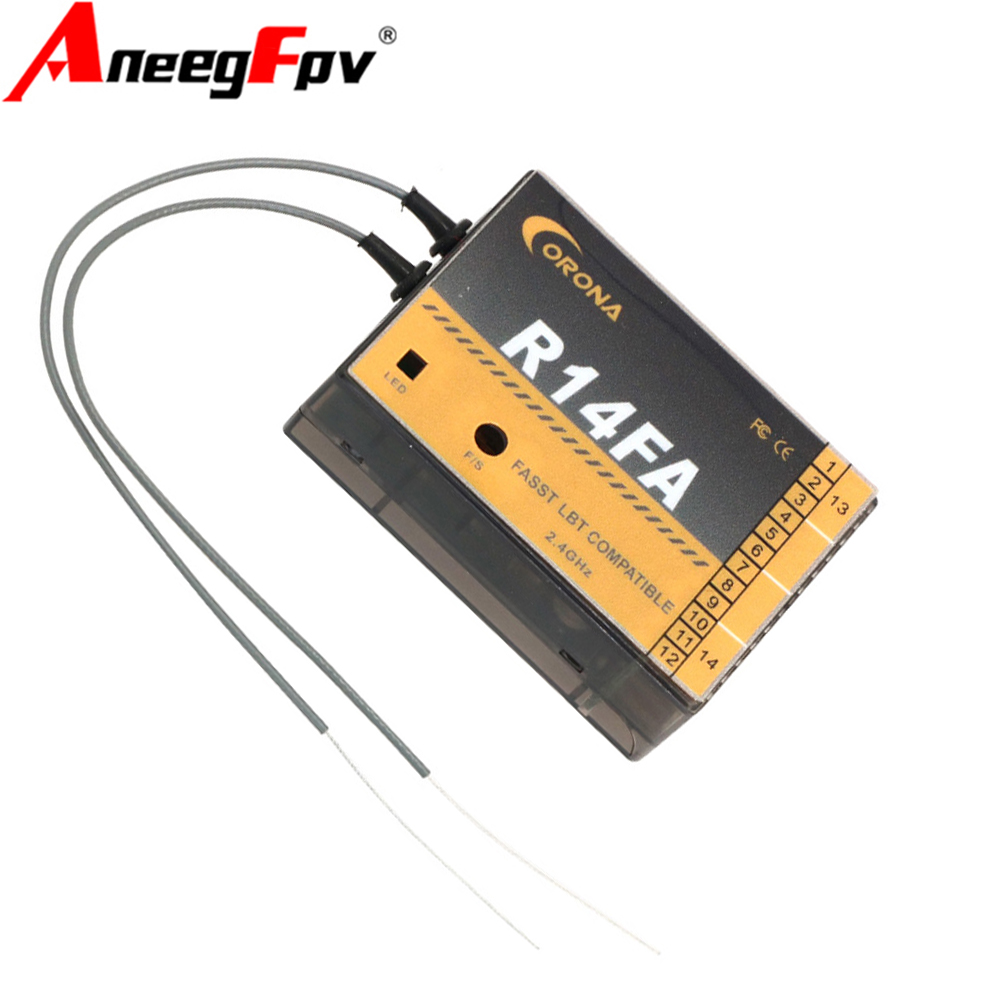 ตัวรับสัญญาณรุ่น Corona R14FA  - Rc Helicopter Servo บทวิจารณ์และราคา