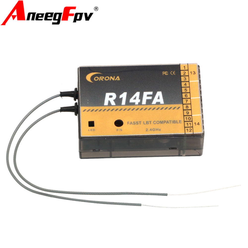 ตัวรับสัญญาณรุ่น Corona R14FA  - Rc Helicopter Servo บทวิจารณ์และราคา