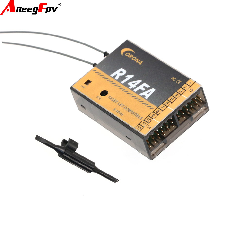 ตัวรับสัญญาณรุ่น Corona R14FA  - Rc Helicopter Servo บทวิจารณ์และราคา
